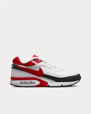 Air Max BW White and Sport Red Low Top Sneakers