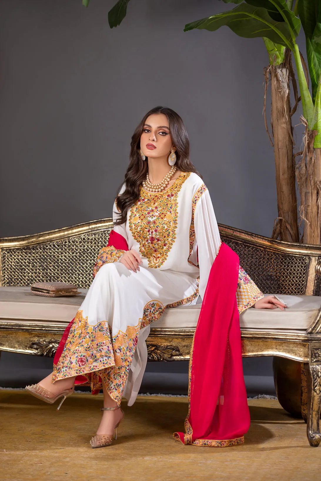 ALEEZAY GEORGETTE FORMAL EMBROIDERED DRESS 02