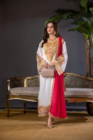 ALEEZAY GEORGETTE FORMAL EMBROIDERED DRESS 02