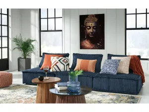 Bales Navy 3-Piece Modular Seating