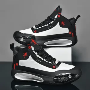 Basketball Shoes for Men Lace-Up High Top Sneakers Mens Retro Basketball Shoes Breathable Trend Men Sneakers Walking Shoes   X3612194