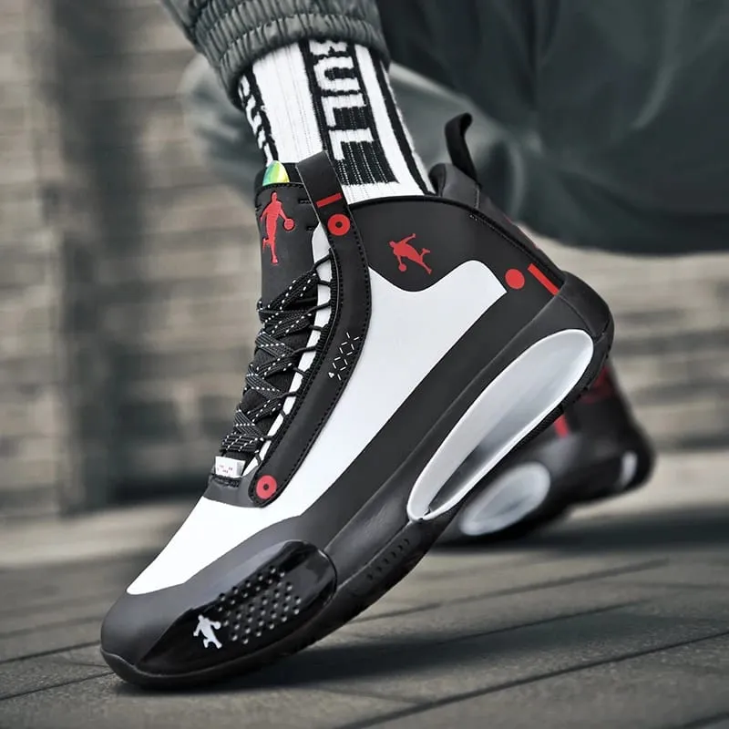 Basketball Shoes for Men Lace-Up High Top Sneakers Mens Retro Basketball Shoes Breathable Trend Men Sneakers Walking Shoes   X3612194