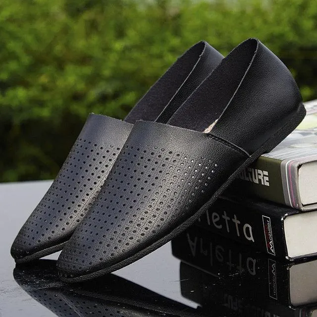 Big Size Italian Men Casual Summer Breathable Loafers