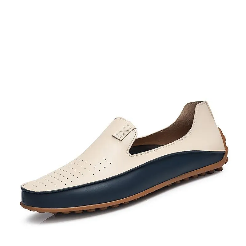 Fashion Leather Shoes For Men New Slip On Loafers