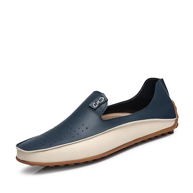 Fashion Leather Shoes For Men New Slip On Loafers