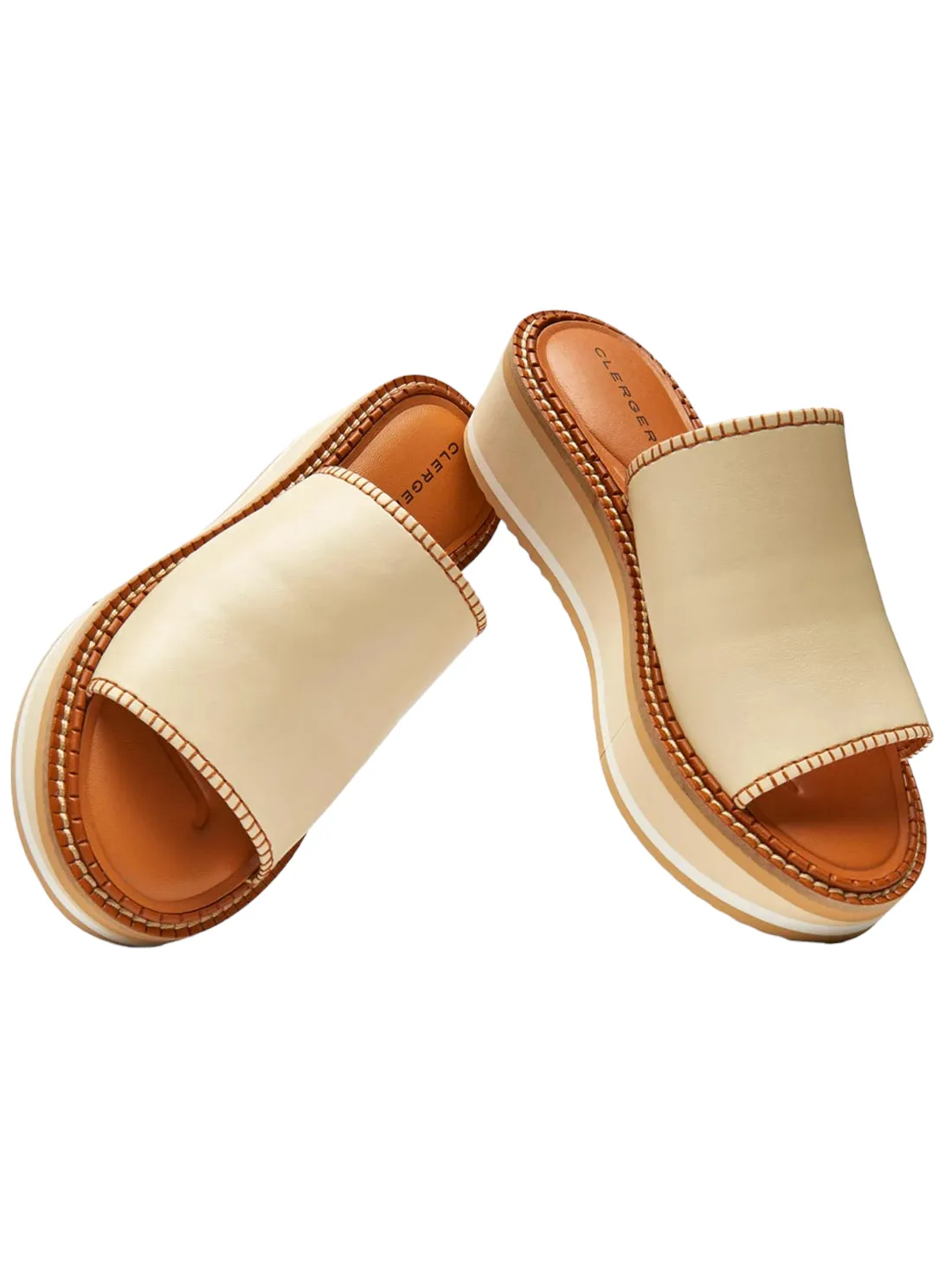 Fast Ivory Mule Sandals