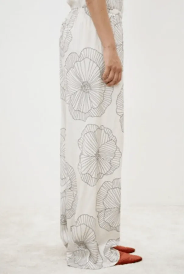 Graphic Floral Trousers