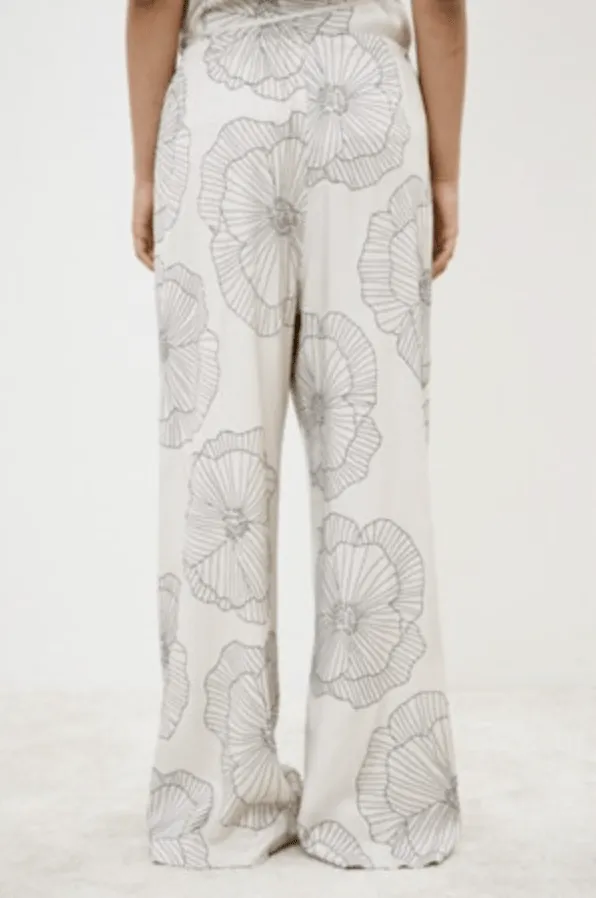 Graphic Floral Trousers