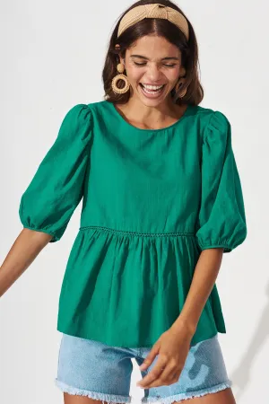 Green Stacy Blouse
