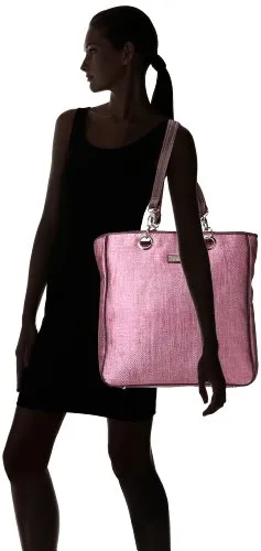 Hadaki Mega Pod Oversized Tote,Metallic Pink,one size