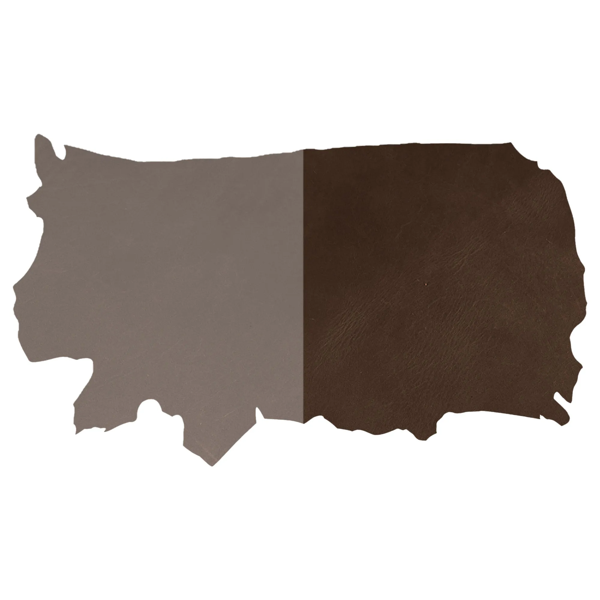 Half Sheet of Thick Cowhide (2.6 to 2.8mm) Size Varies 10 to 13 Square Feet
