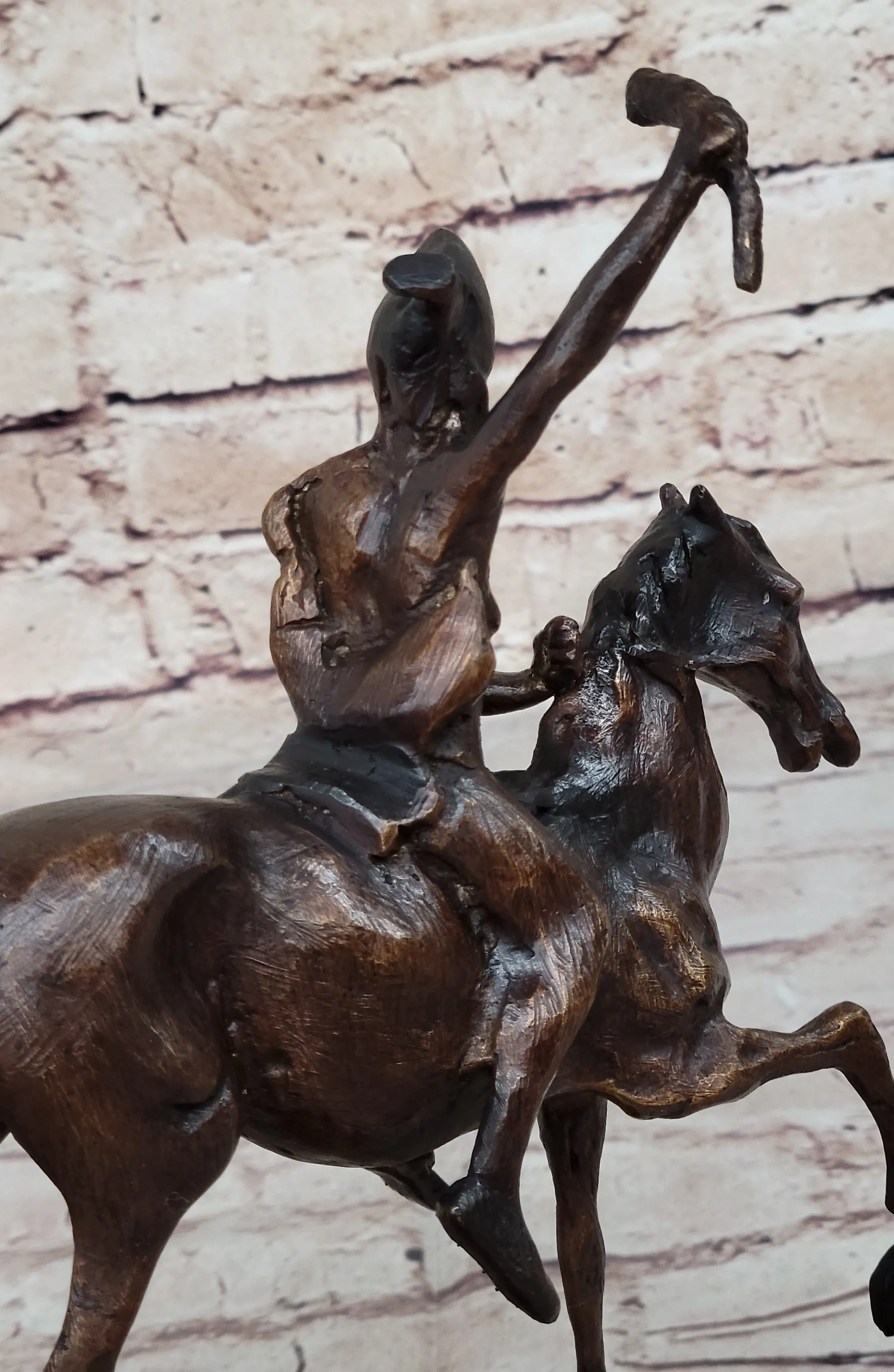 Handcrafted bronze sculpture SALE Base~ Marble On Scalp~ Remington~The Federick