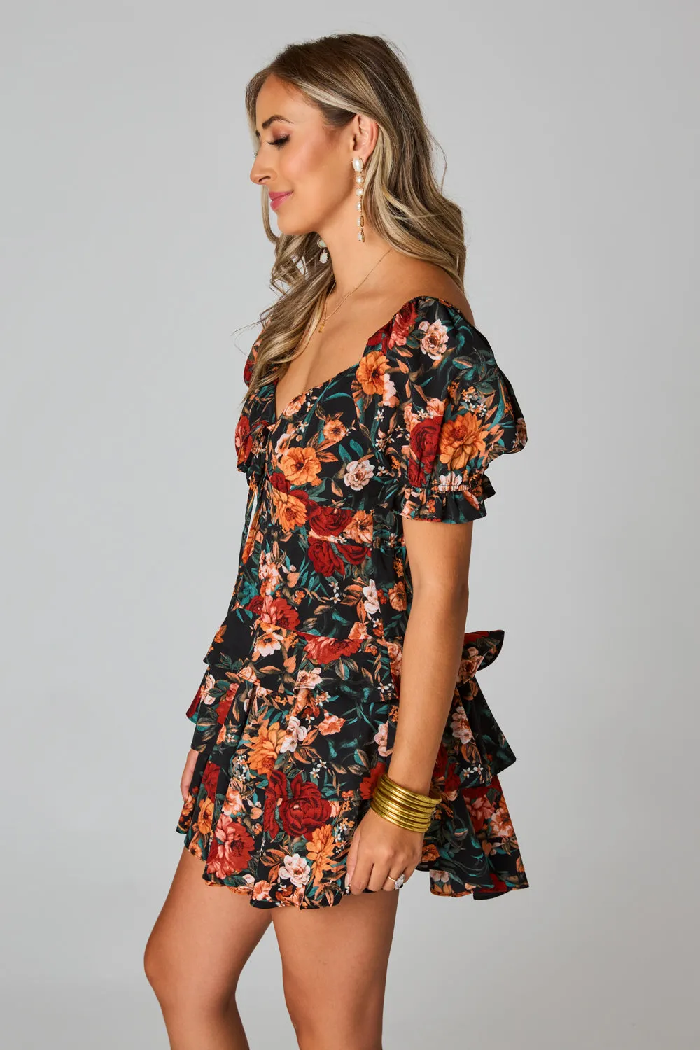 Into The Garden Dress - Black