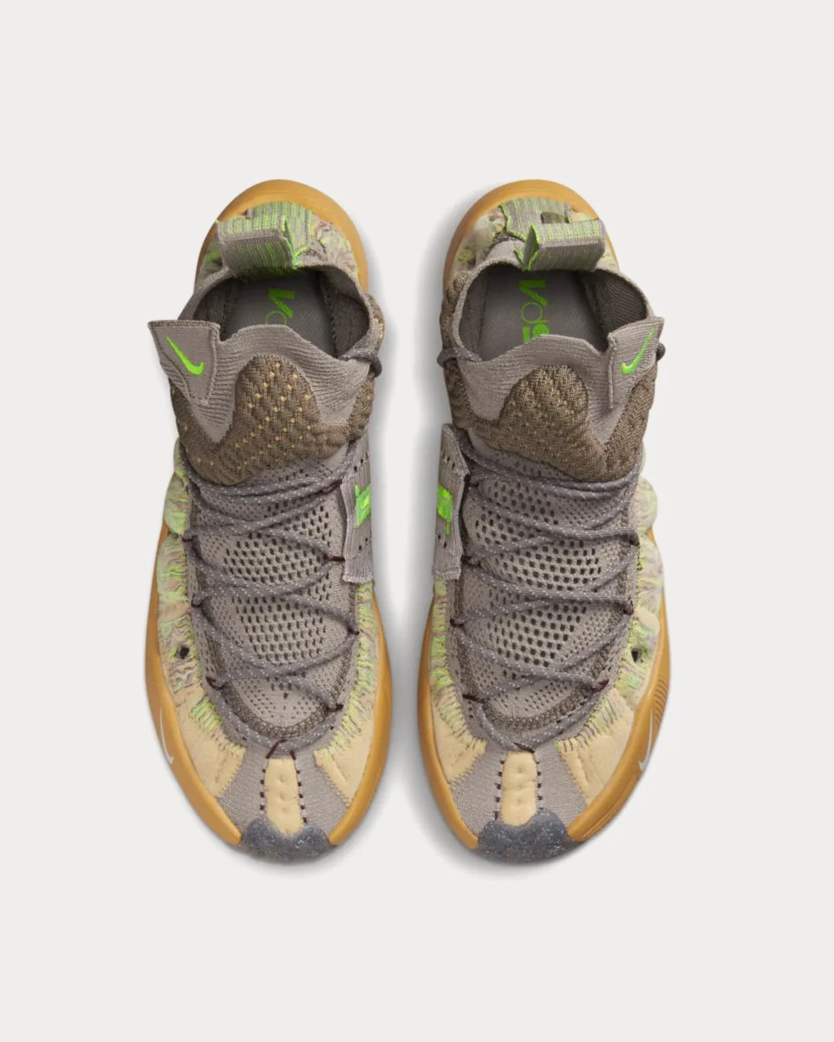 Ispa Sense Enigma Stone and Seafoam High Top Sneakers