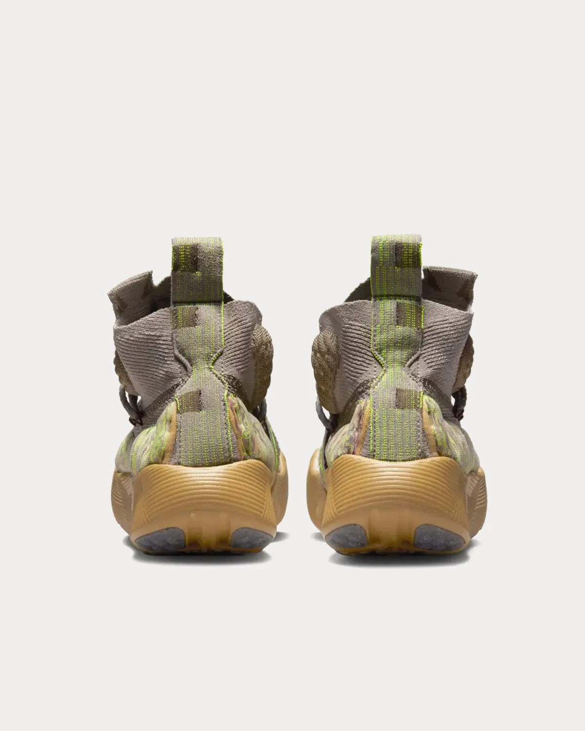 Ispa Sense Enigma Stone and Seafoam High Top Sneakers