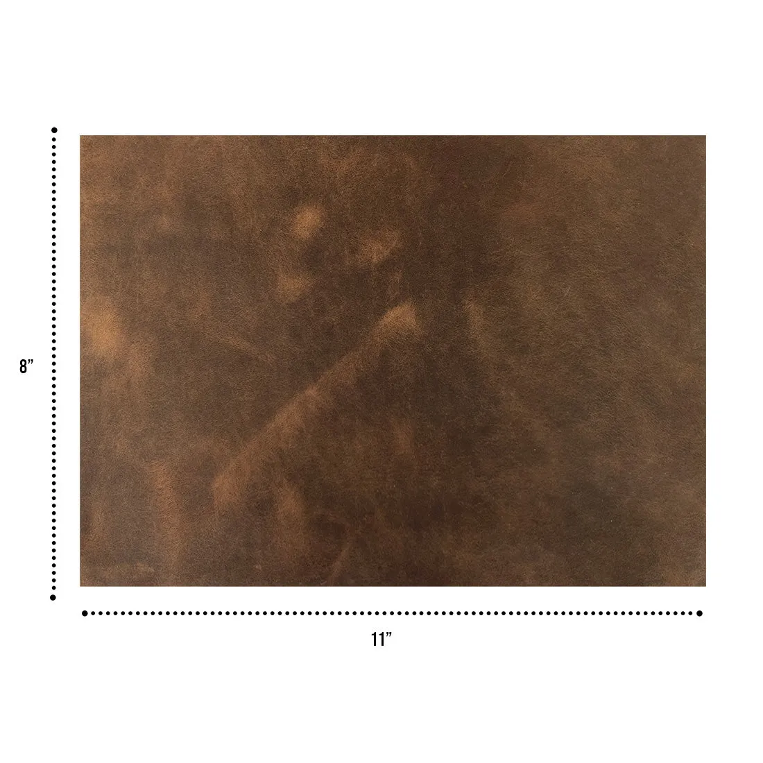 Leather Rectangle 11 x 8 inches from Full Grain Leather