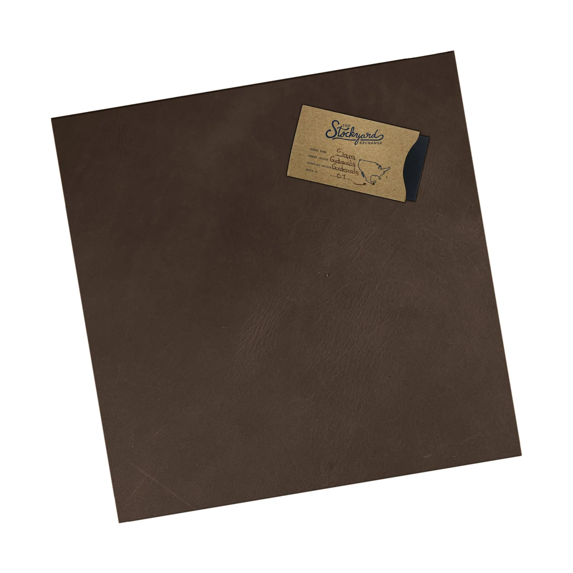 Leather Rectangle (12 X 12 in.) from Thick Full Grain Leather (2.6 to 2.8mm)