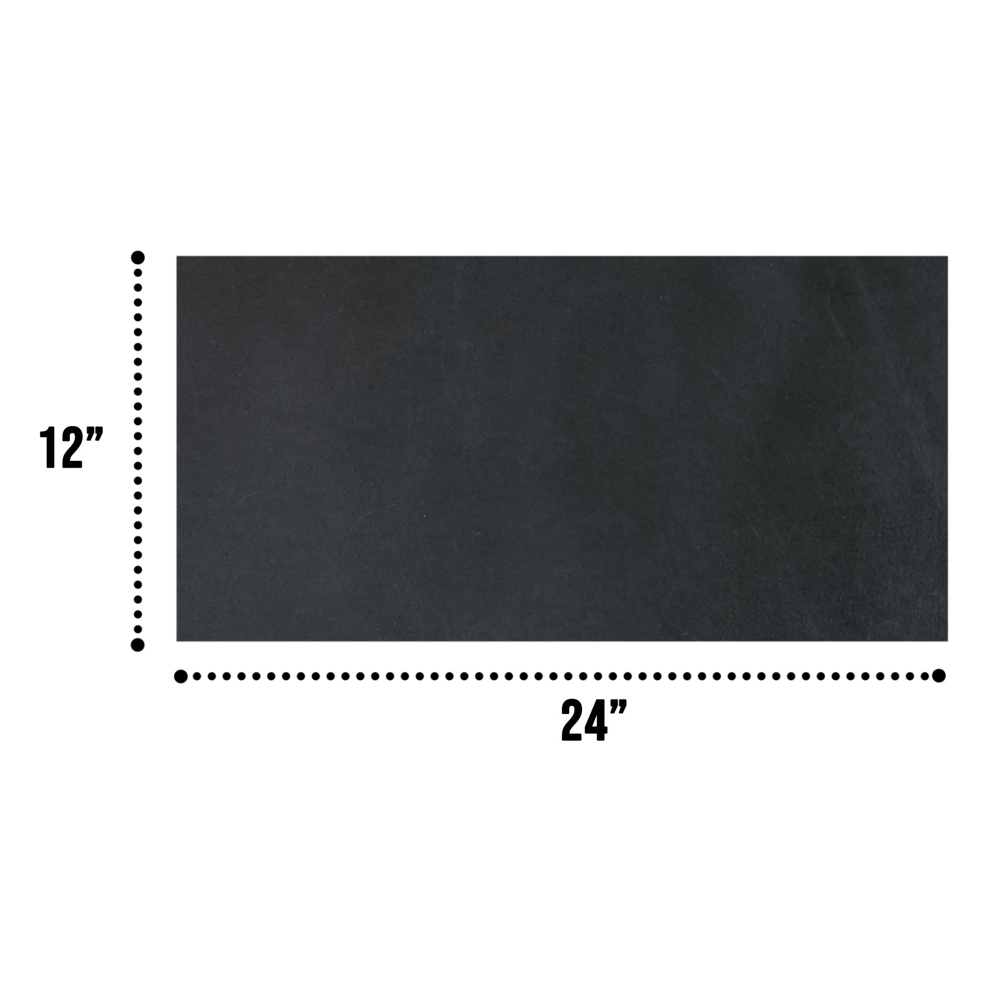Leather Rectangle (12 X 24 in.) from Thick Full Grain Leather (2.6 to 2.8mm)