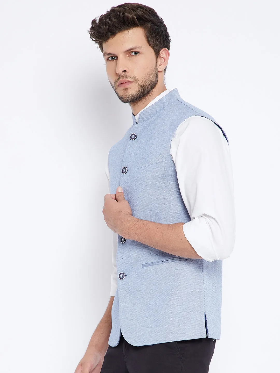 Light Blue Waistcoat