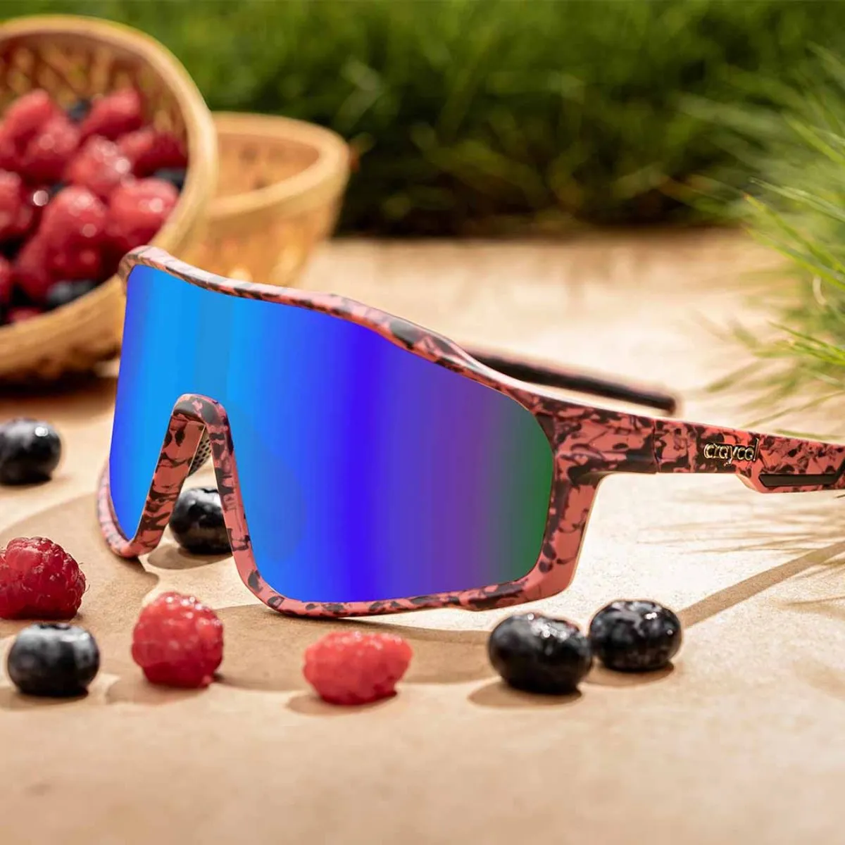 Like You Berry Much - Matt Red & Black Sunglasses