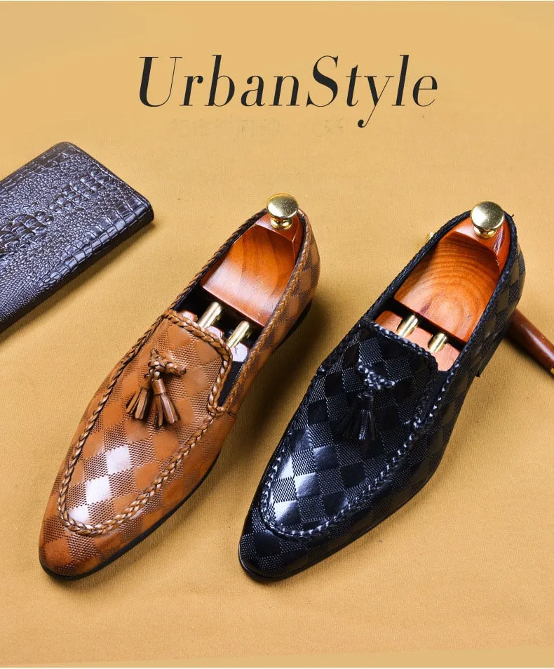 Men Formal Genuine Leather Loafers Dress Shoe