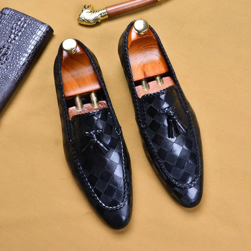Men Formal Genuine Leather Loafers Dress Shoe