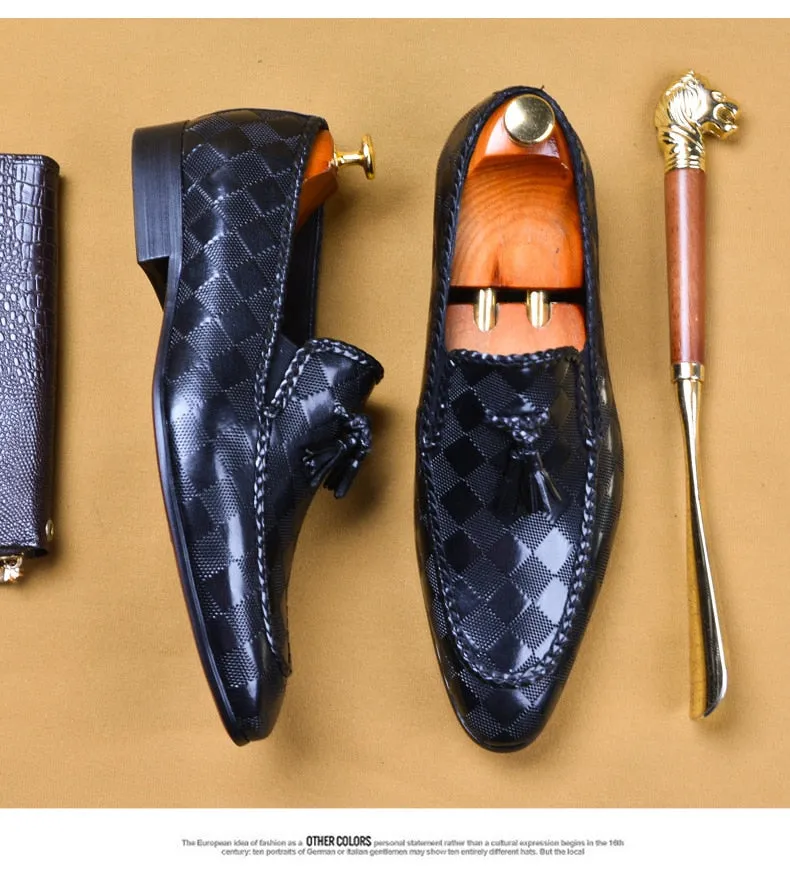 Men Formal Genuine Leather Loafers Dress Shoe