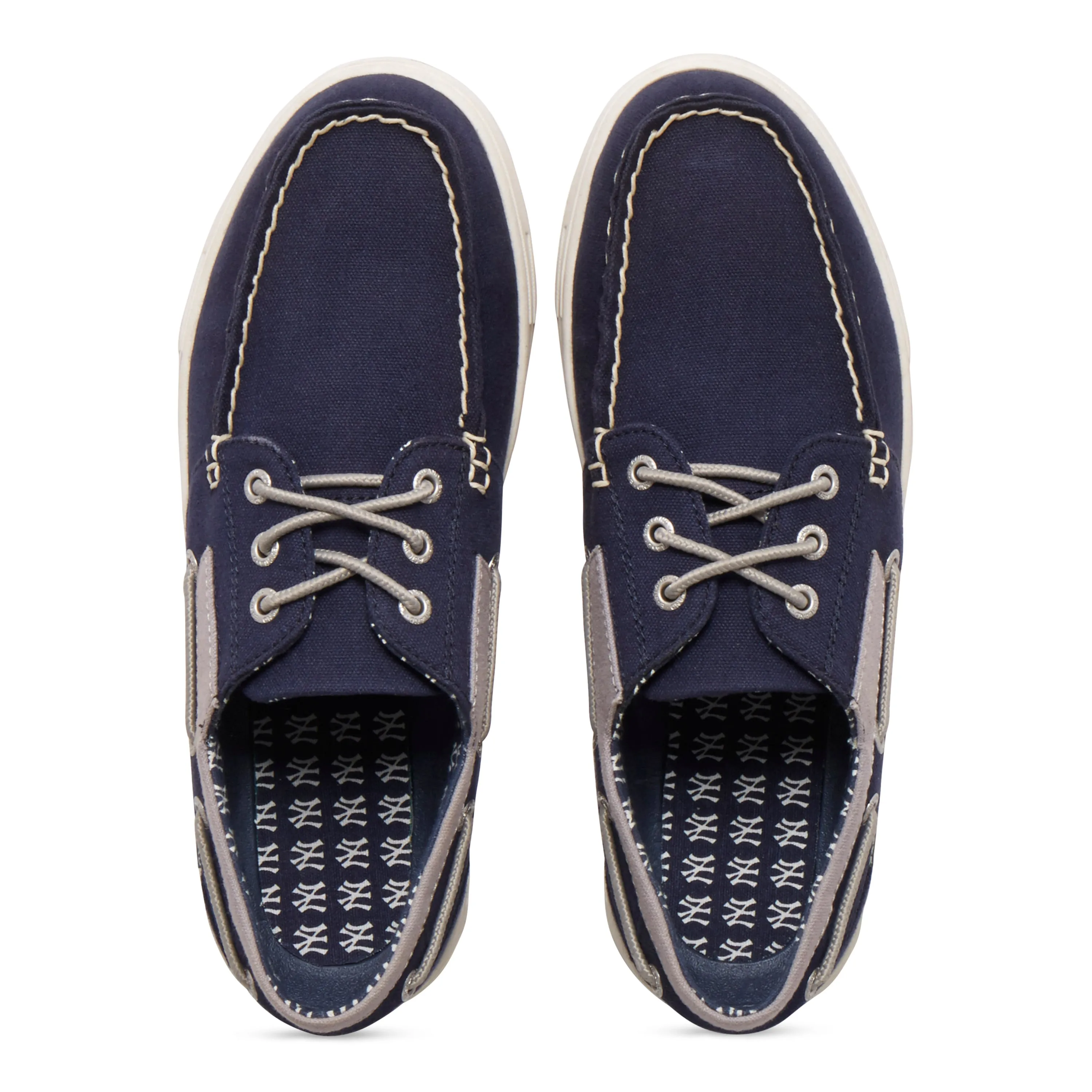 Men's Adventure MLB New York Yankees Canvas Boat Shoe