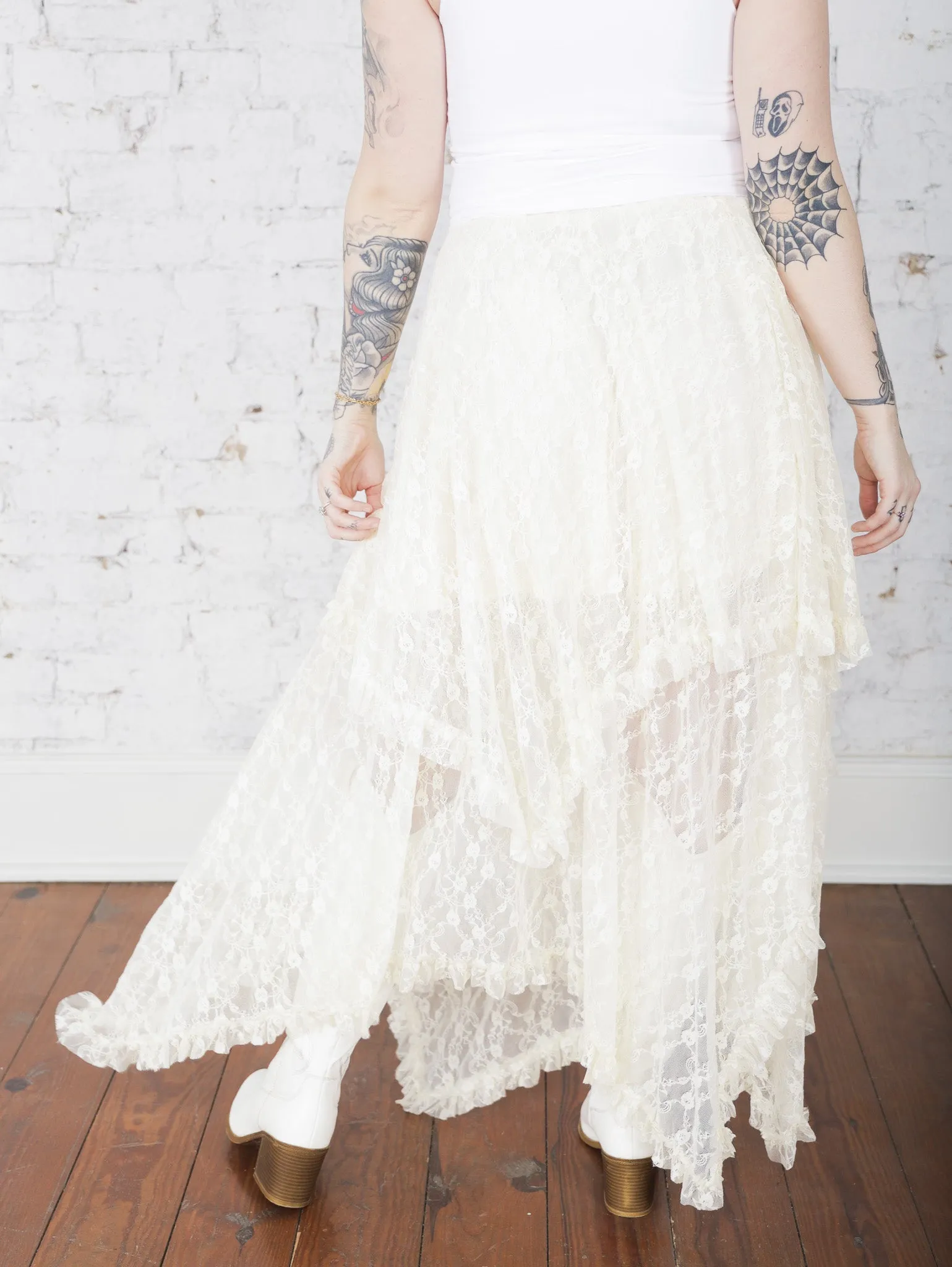 Mira Layered Lace Skirt