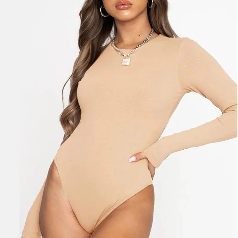 MIRAYE  Sleek Long Sleeve Bodysuit