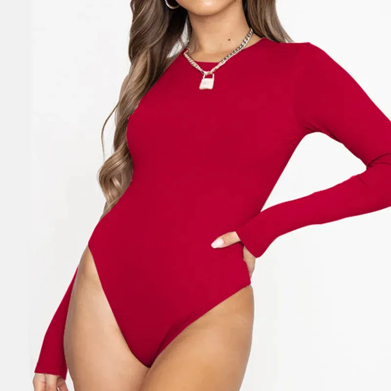 MIRAYE  Sleek Long Sleeve Bodysuit