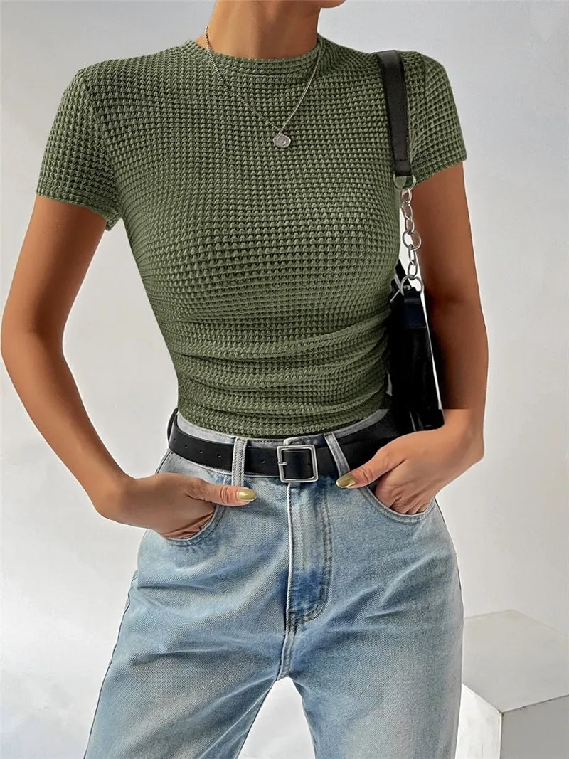 NAOMIE  Sleek Slim-Fit Tee