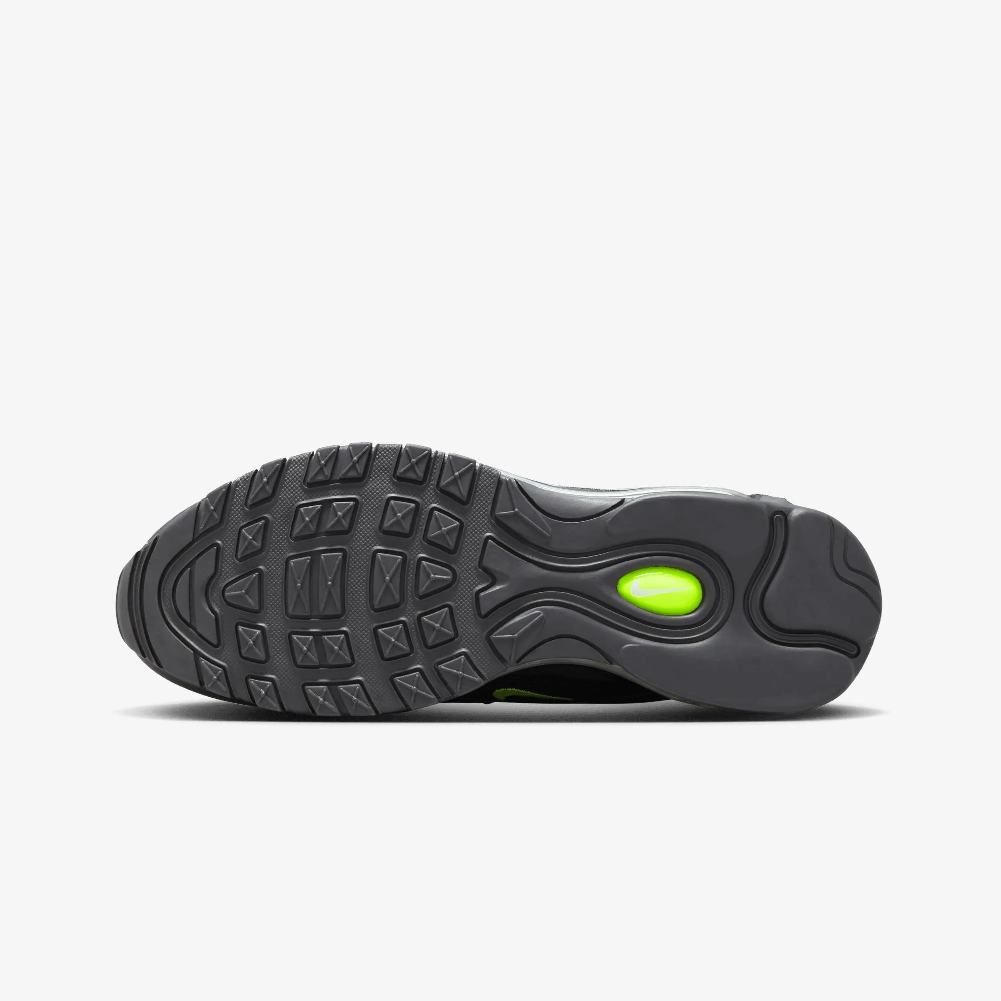 Nike | AIR MAX 97  { PURE PLATINUM/VOLT-BLACK-WHITE