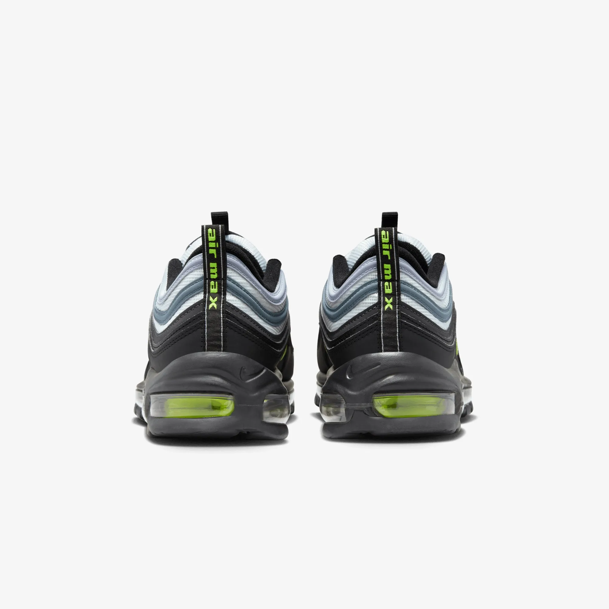 Nike | AIR MAX 97  { PURE PLATINUM/VOLT-BLACK-WHITE