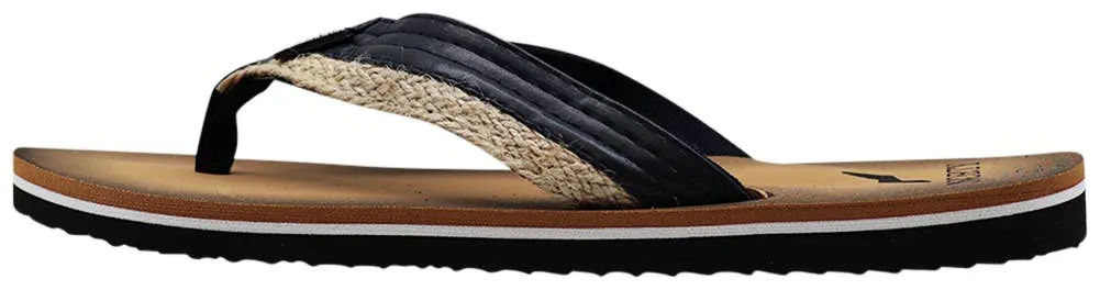 NORTY Mens 8-13 Navy/Camel Sandal 11028