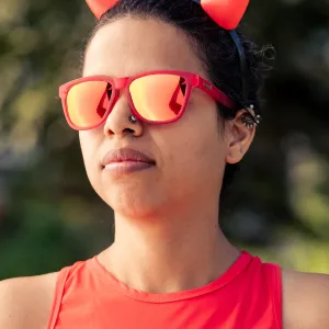 Raging Red Bull - Crimson Red Sunglasses