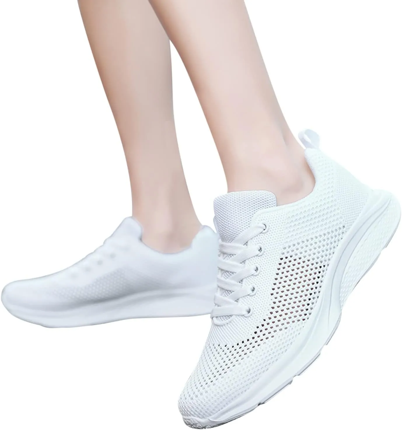 Sneakers for Women Walking Shoes Casual Lace Up Running Shoes for Women Slip On Men Casual Shoes Platform Sneakers Brown Tennis Shoe Cross Trainer Shoe