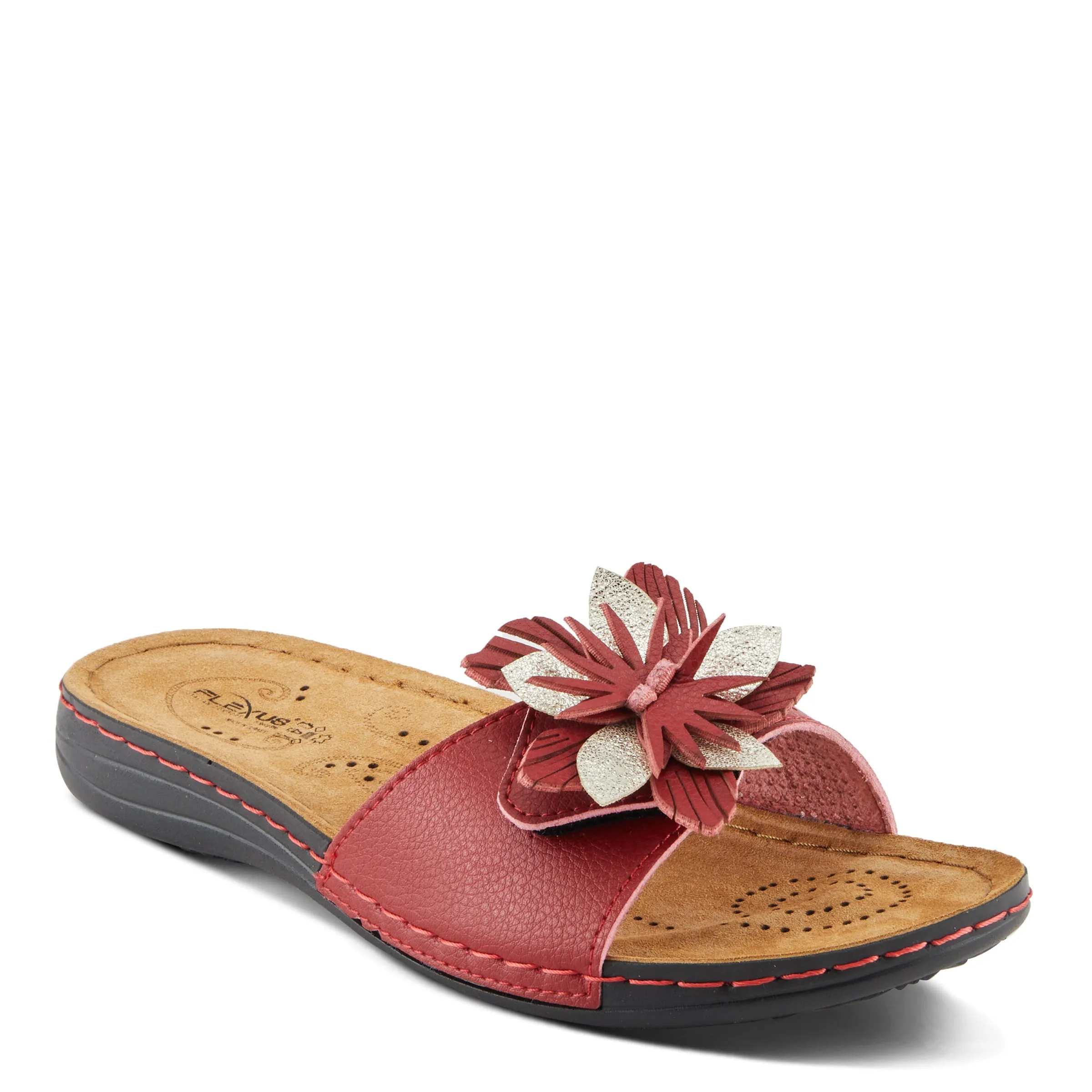 Spring Step Shoes Flexus Flowerstars Sandals Women's Vegan Leather Slip On