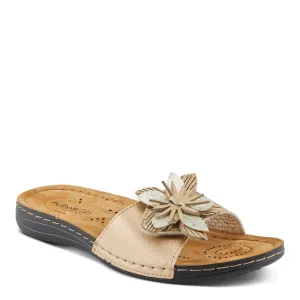 Spring Step Shoes Flexus Flowerstars Sandals Women's Vegan Leather Slip On