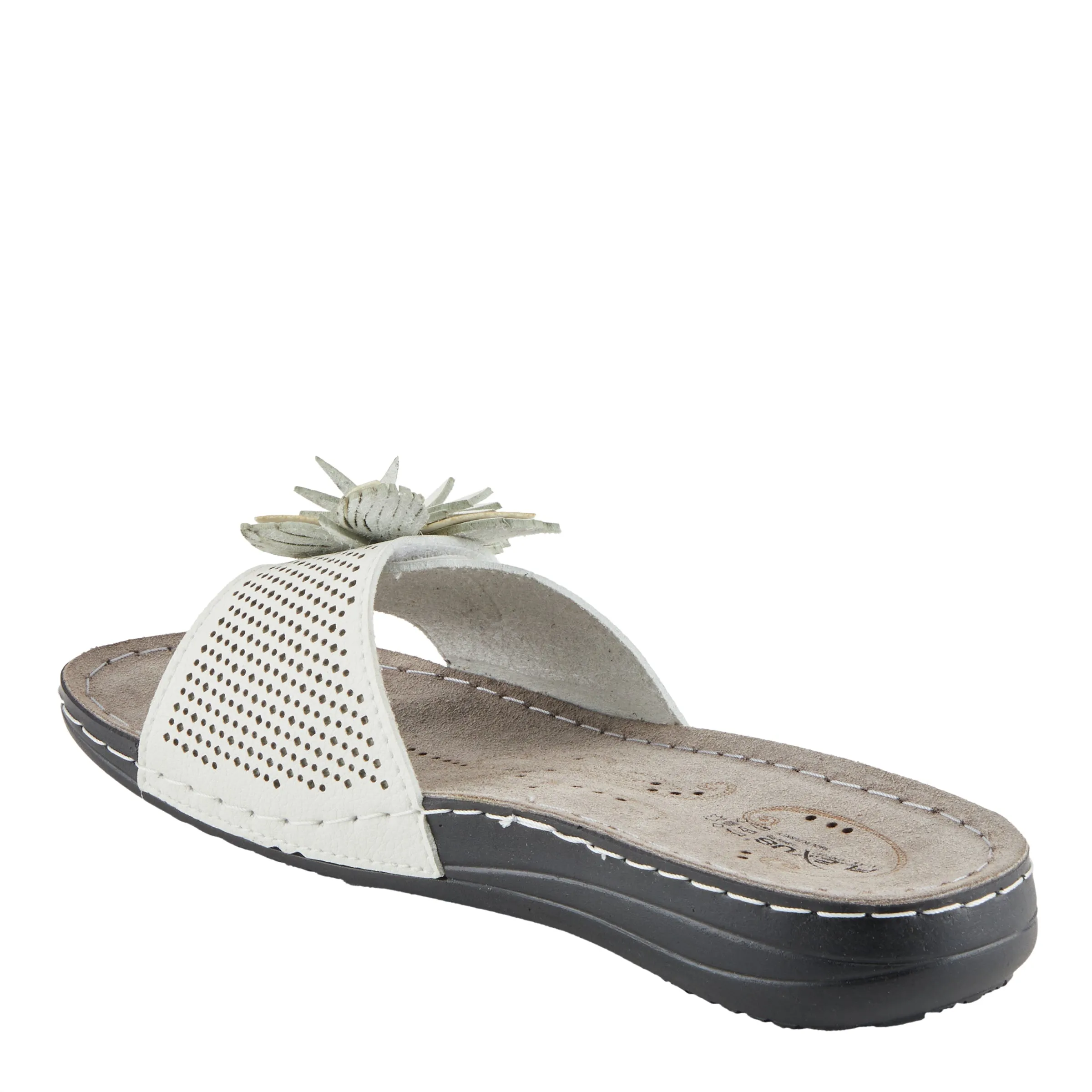 Spring Step Shoes Flexus Flowerstars Sandals Women's Vegan Leather Slip On