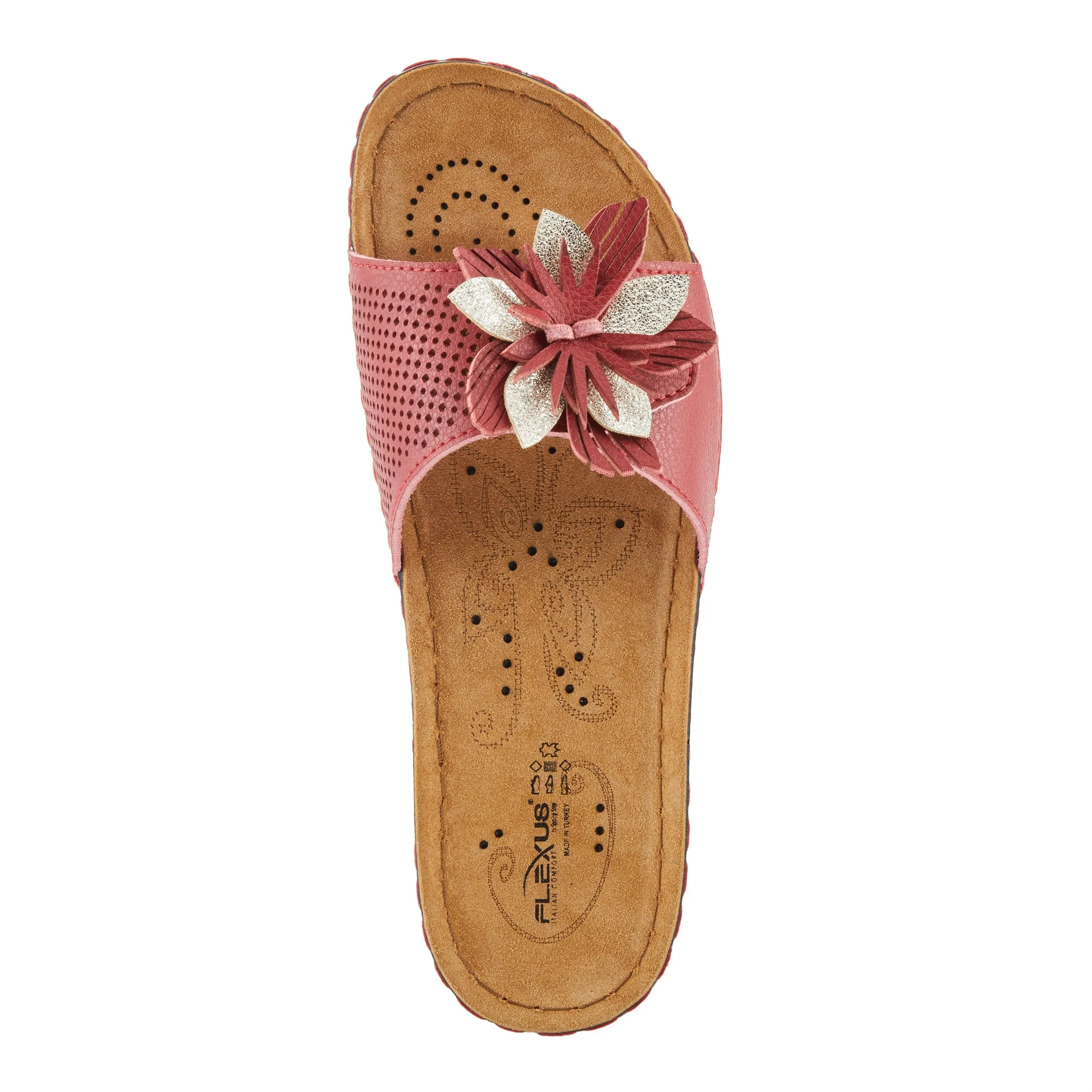 Spring Step Shoes Flexus Flowerstars Sandals Women's Vegan Leather Slip On