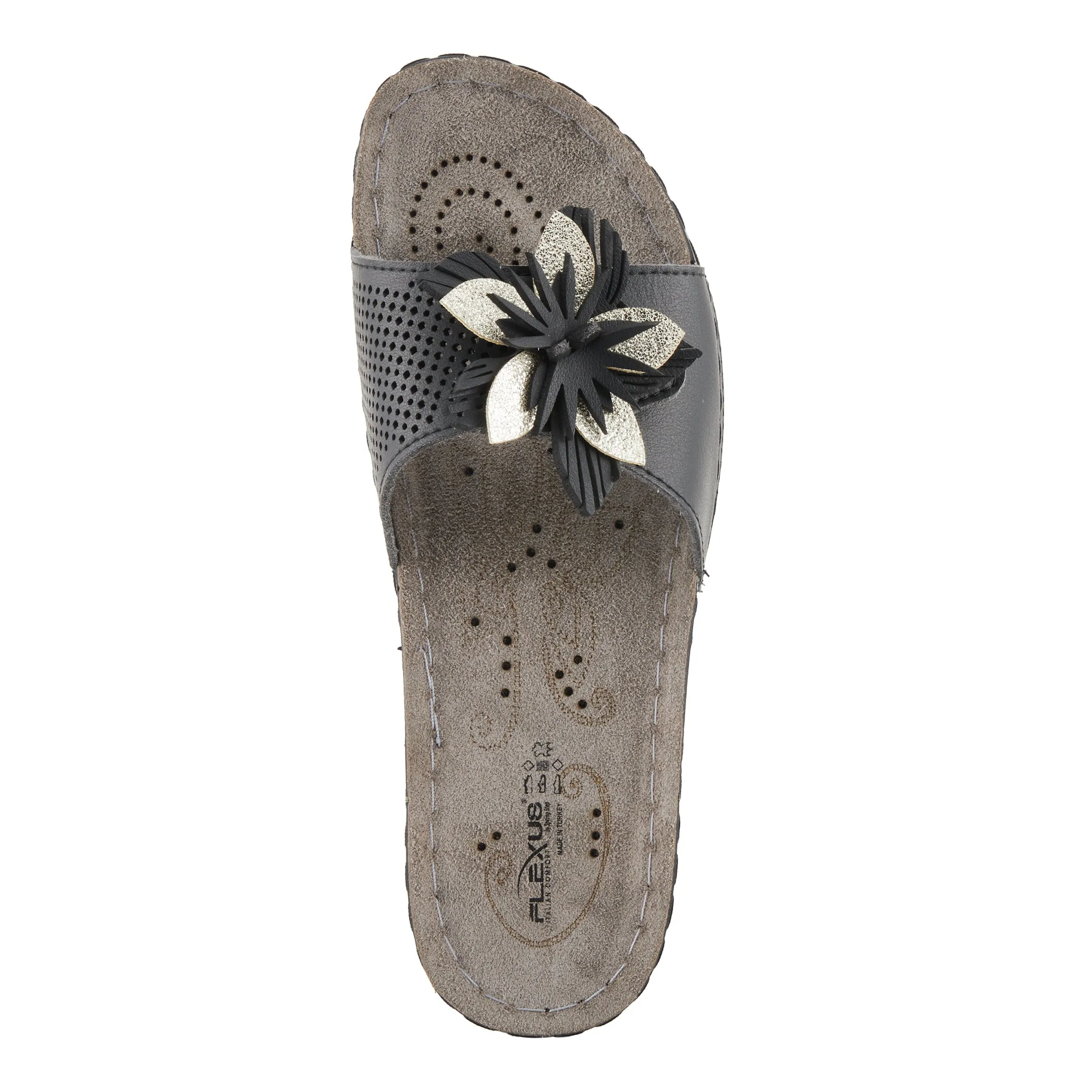 Spring Step Shoes Flexus Flowerstars Sandals Women's Vegan Leather Slip On