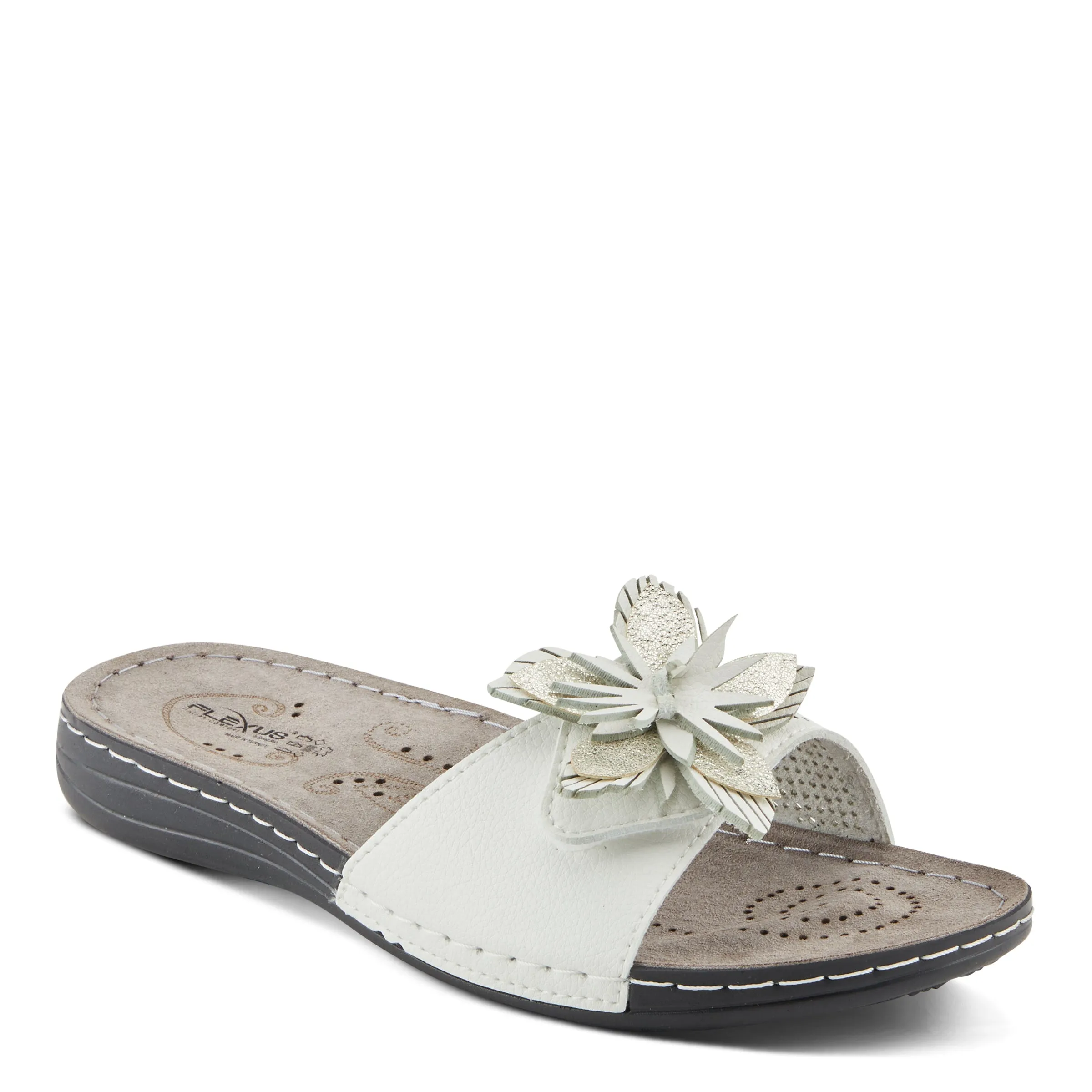 Spring Step Shoes Flexus Flowerstars Sandals Women's Vegan Leather Slip On