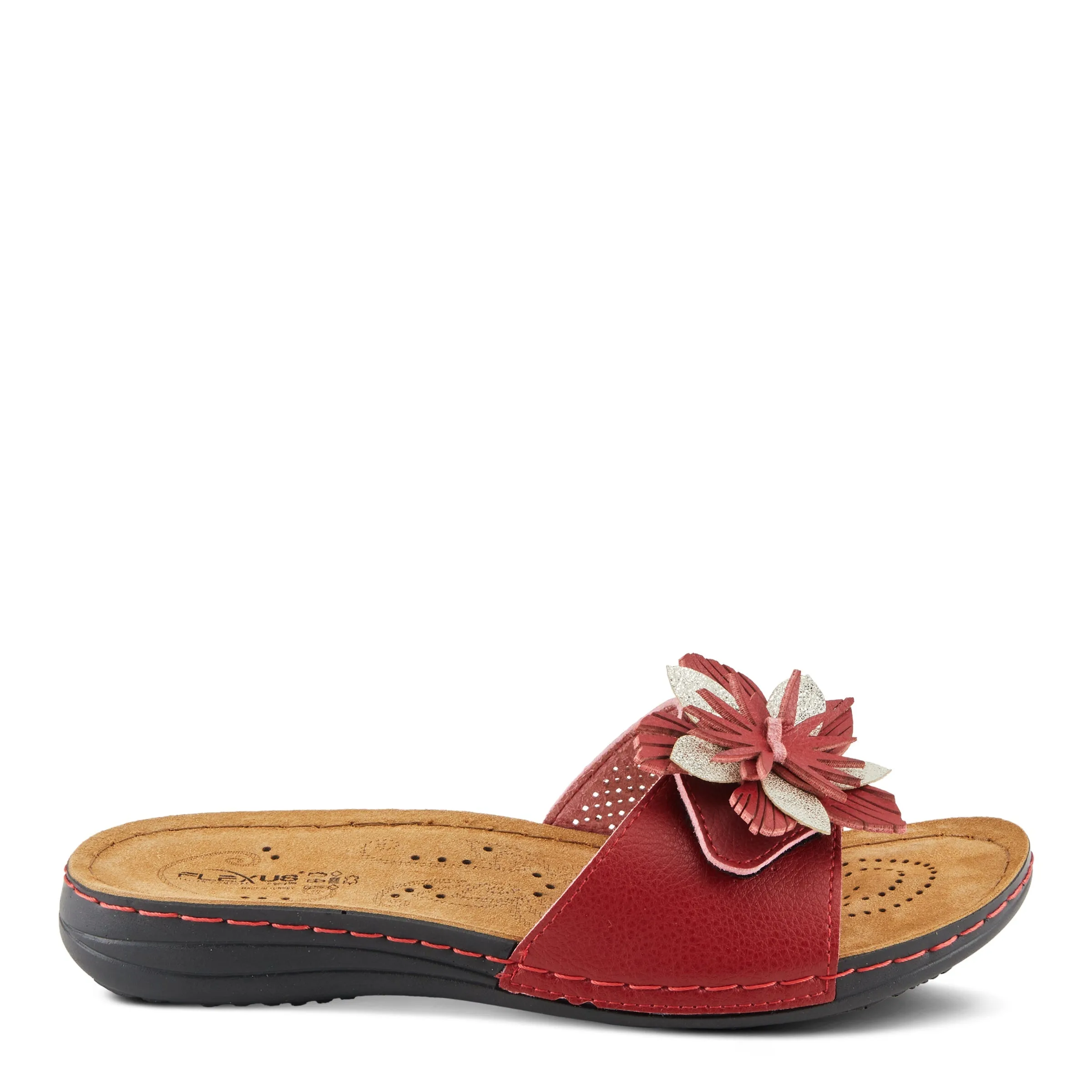 Spring Step Shoes Flexus Flowerstars Sandals Women's Vegan Leather Slip On