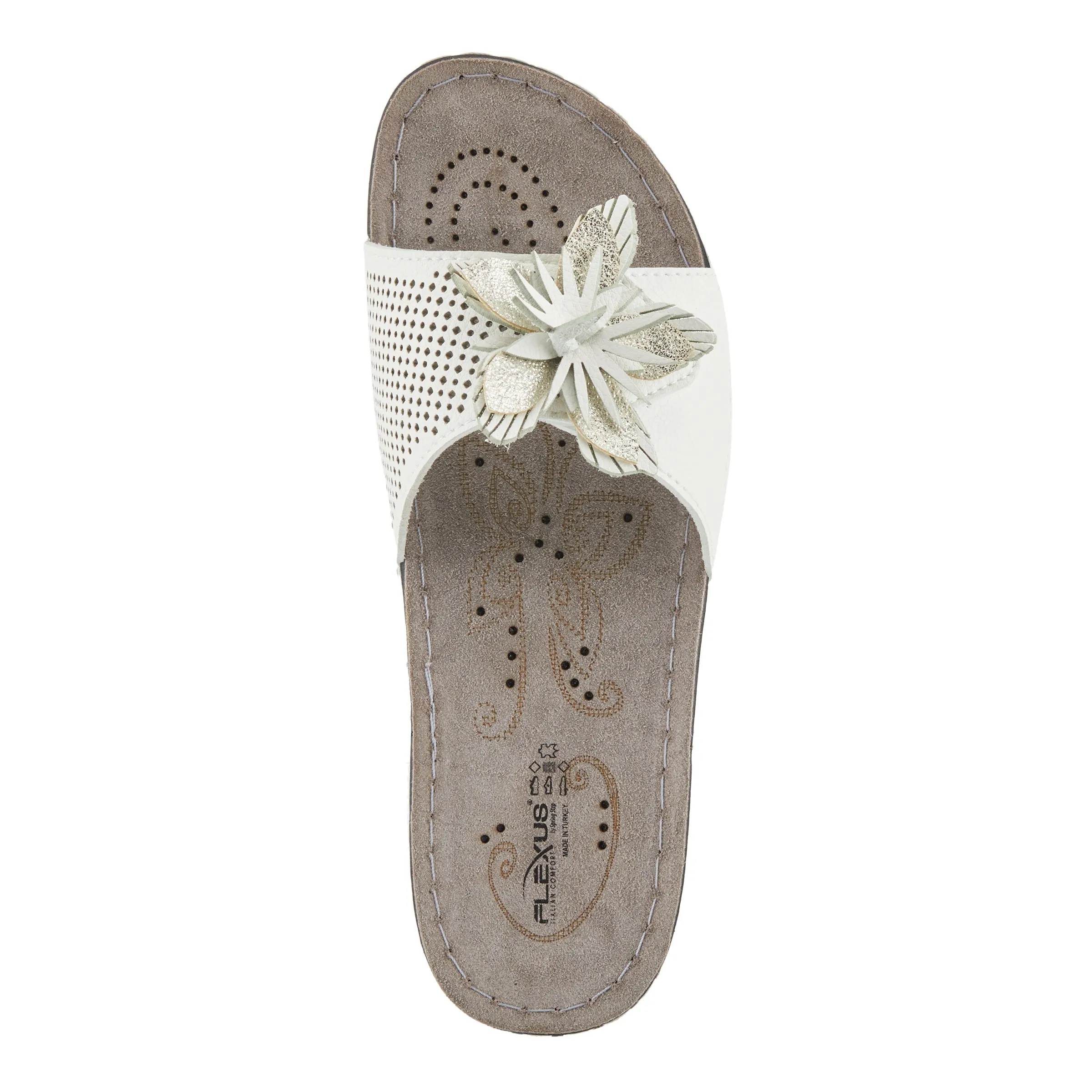 Spring Step Shoes Flexus Flowerstars Sandals Women's Vegan Leather Slip On