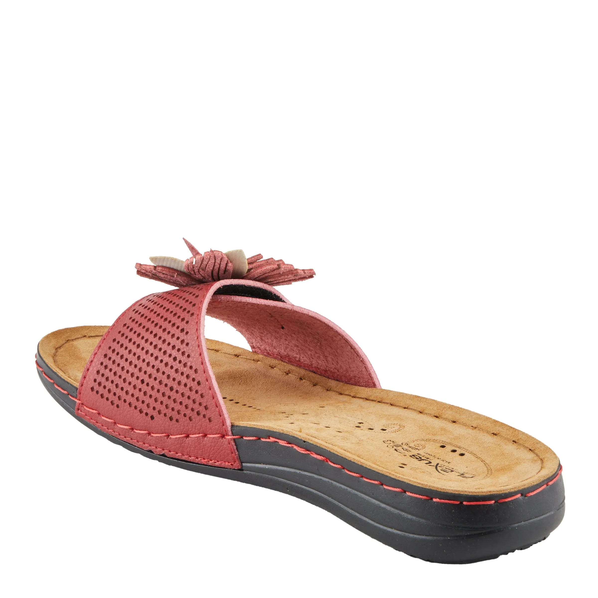 Spring Step Shoes Flexus Flowerstars Sandals Women's Vegan Leather Slip On