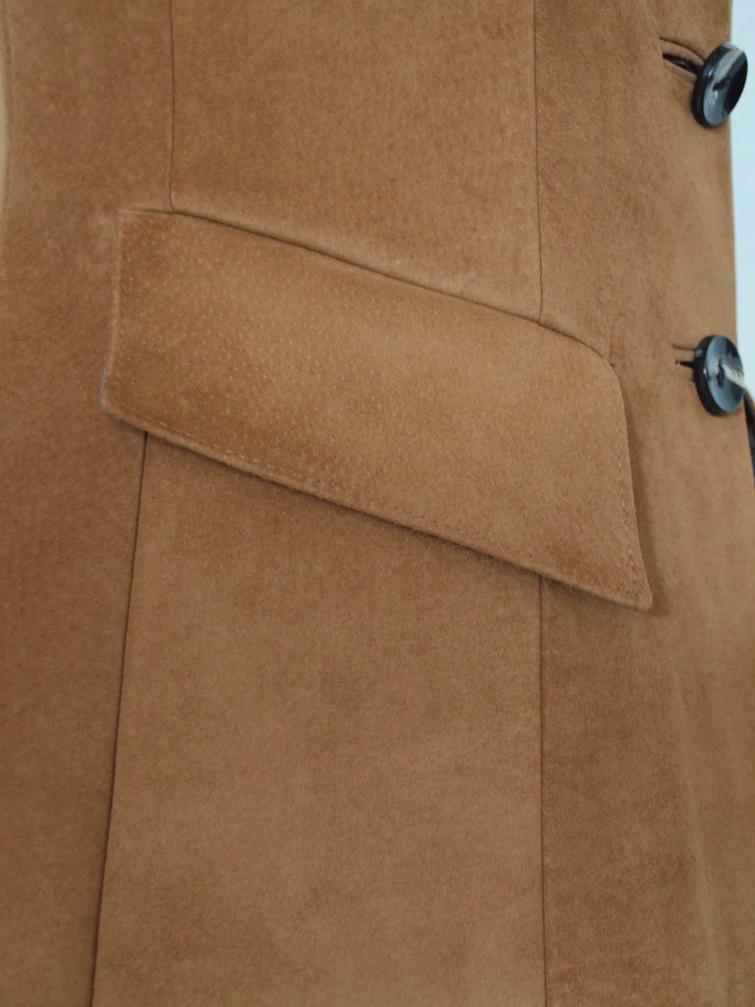 Suede Long Waistcoats