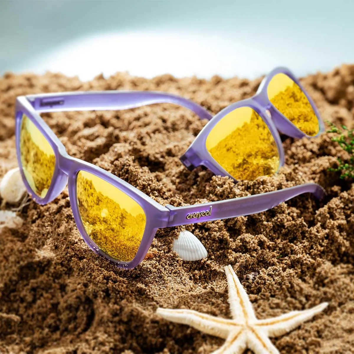 Sun needs Shades - Purple Sunglasses