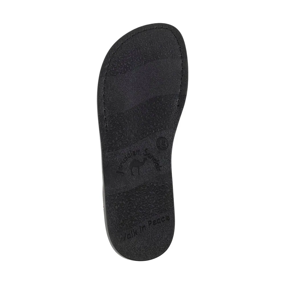 The Good Shepherd - Leather Toe Loop Slide | Grey
