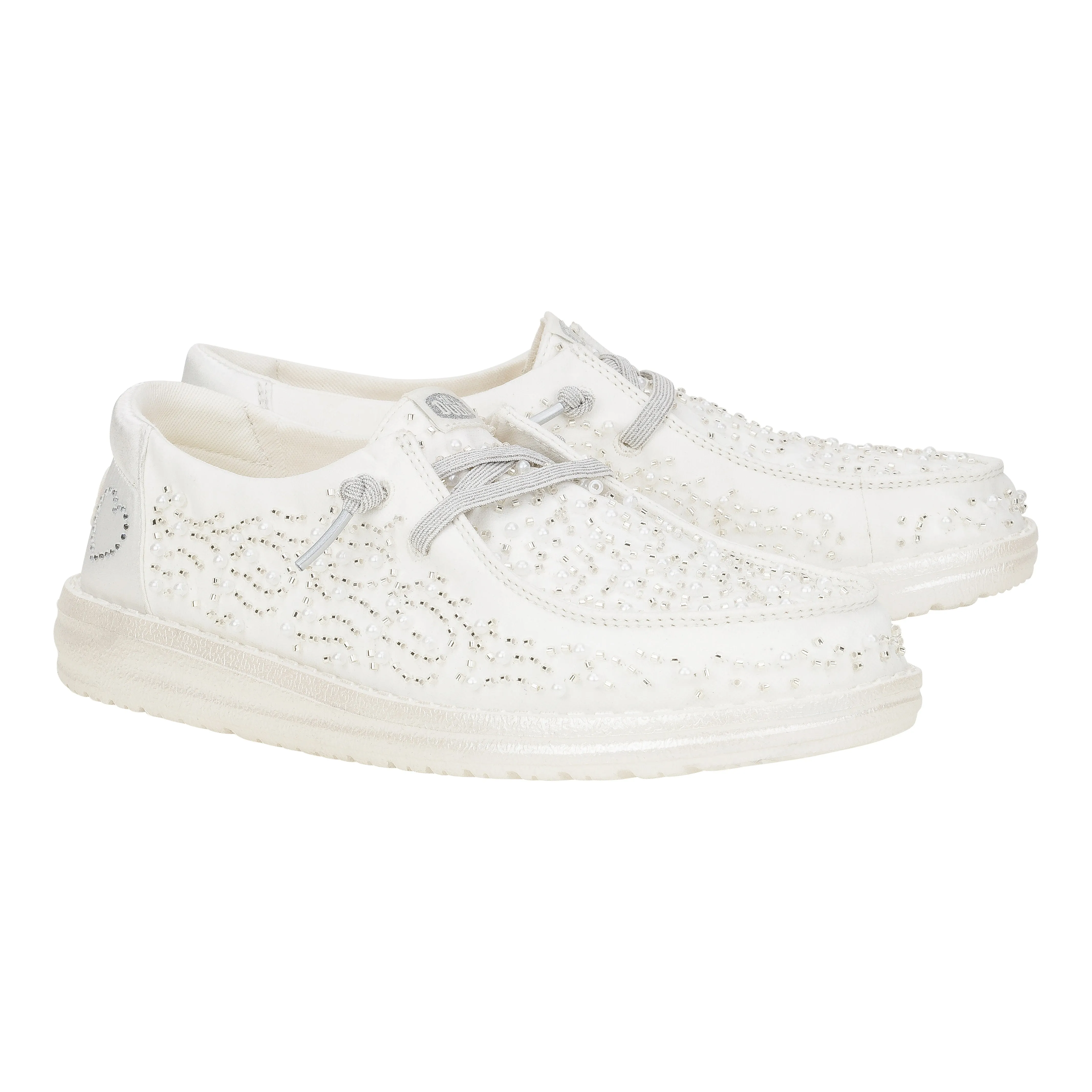 Wendy Bridal Pearl - White/Silver